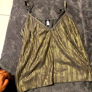 Large gold tank top